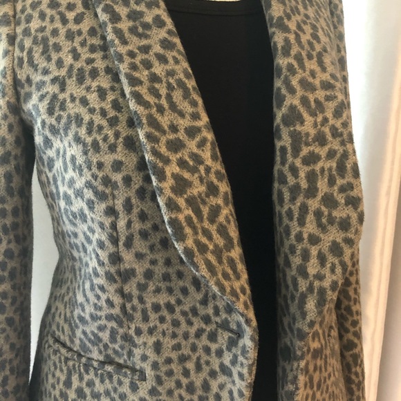 LOFT Animal Print Blazer - Picture 5 of 7